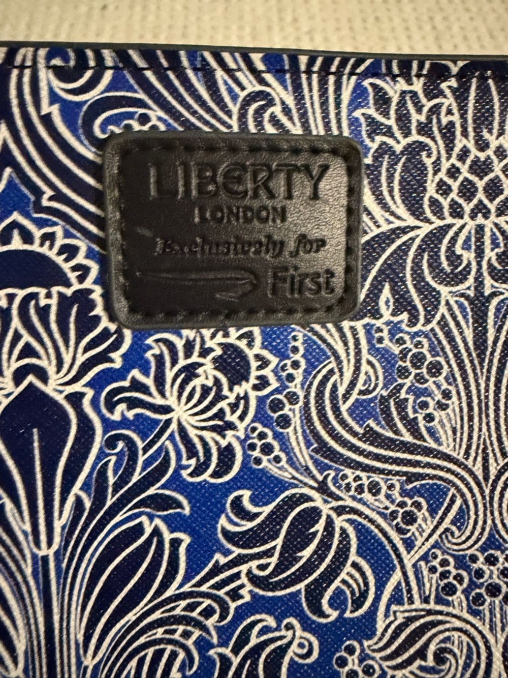 Liberty of London Blue Floral Wristlet - Picture 2 of 4